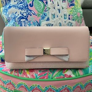 Kate Spade Kiera Clutch Purse Ballet Slipper Pink